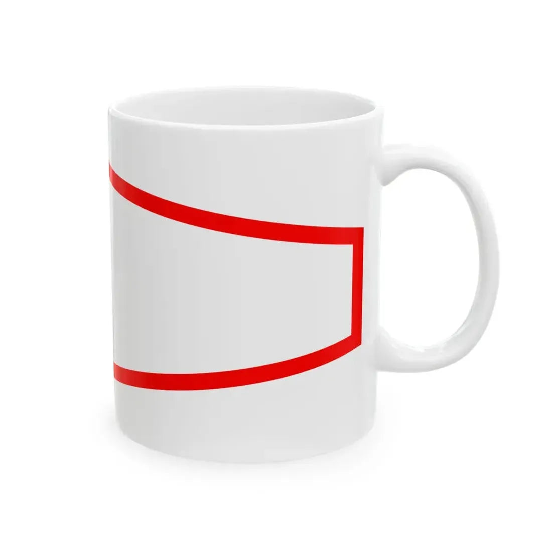 Plamenac najstarijeg zapovjednika ratnog broda (Croatia) White Coffee Mug - Go Mug Yourself