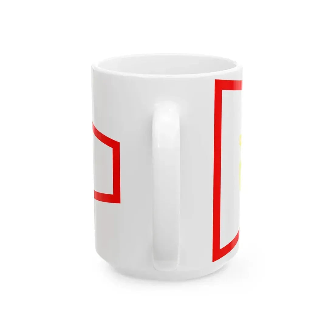 Plamenac najstarijeg zapovjednika ratnog broda (Croatia) White Coffee Mug - Go Mug Yourself