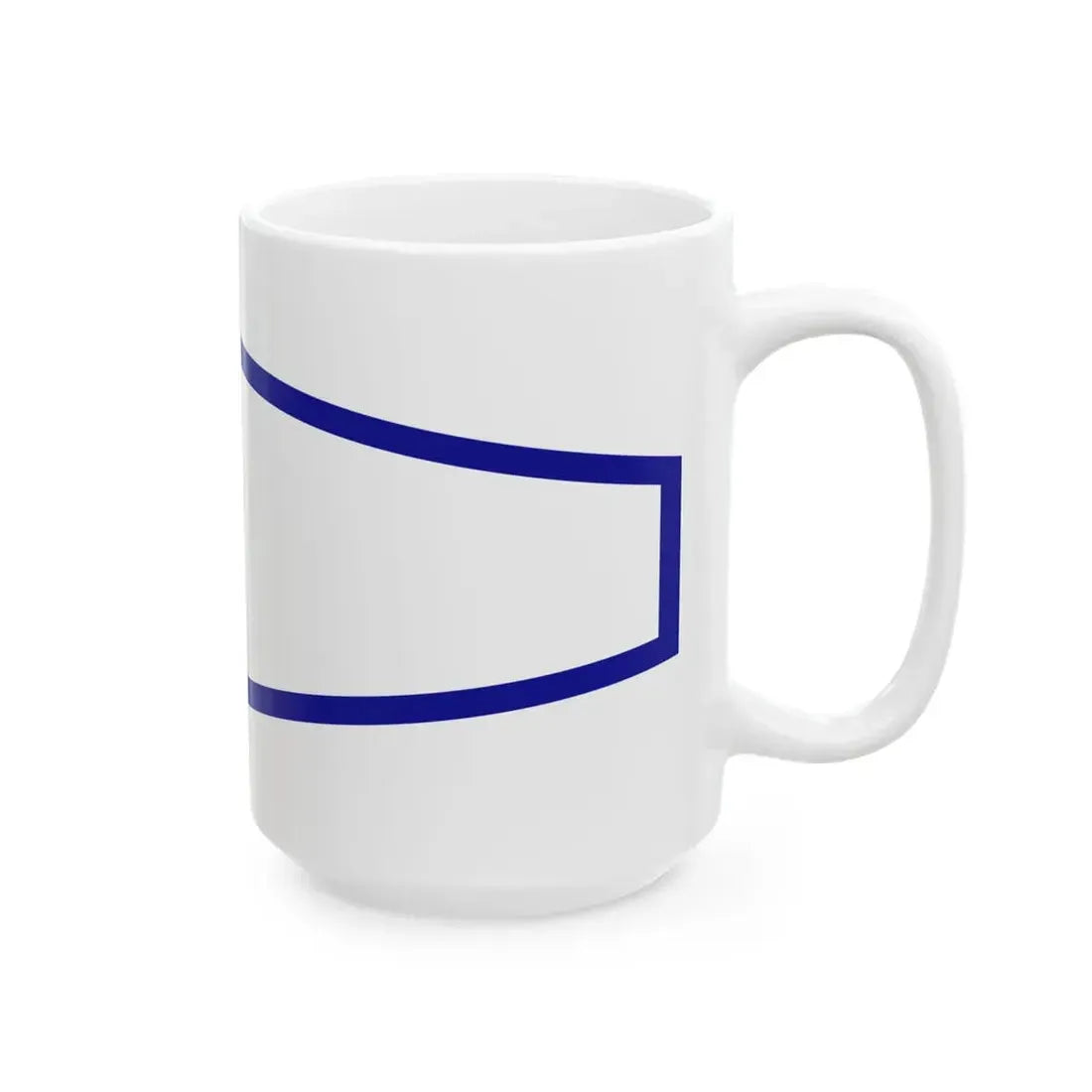 Plamenac zapovjednika divizijuna ratnih brodova (Croatia) White Coffee Mug - Go Mug Yourself