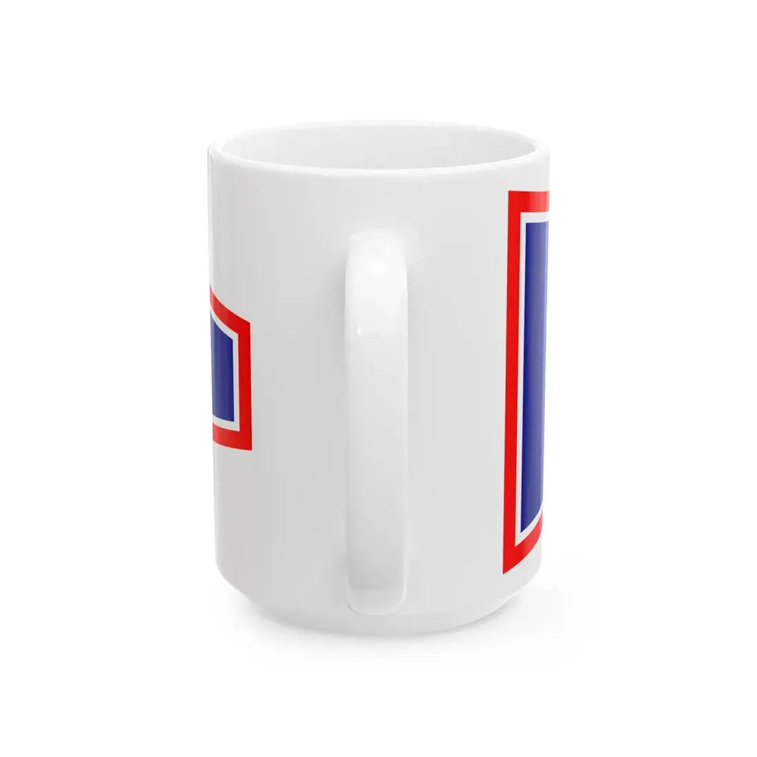Plamenac zapovjednika flote ratnih brodova (Croatia) White Coffee Mug - Go Mug Yourself