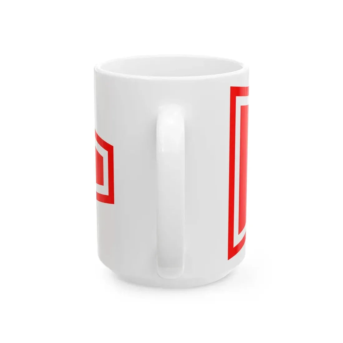 Plamenac zapovjednika odreda ratnih brodova (Croatia) White Coffee Mug - Go Mug Yourself