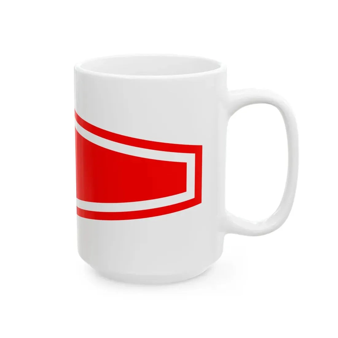 Plamenac zapovjednika odreda ratnih brodova (Croatia) White Coffee Mug - Go Mug Yourself