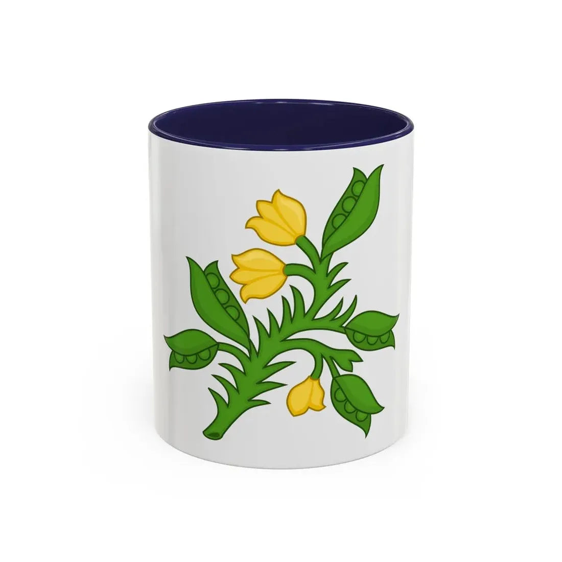 Planta genista Badge of the Plantagenets - Accent Coffee Mug 11oz Navy - Go Mug Yourself