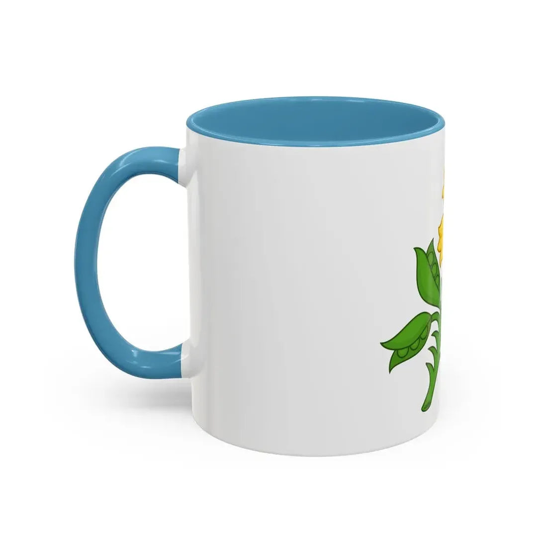 Planta genista Badge of the Plantagenets - Accent Coffee Mug - Go Mug Yourself