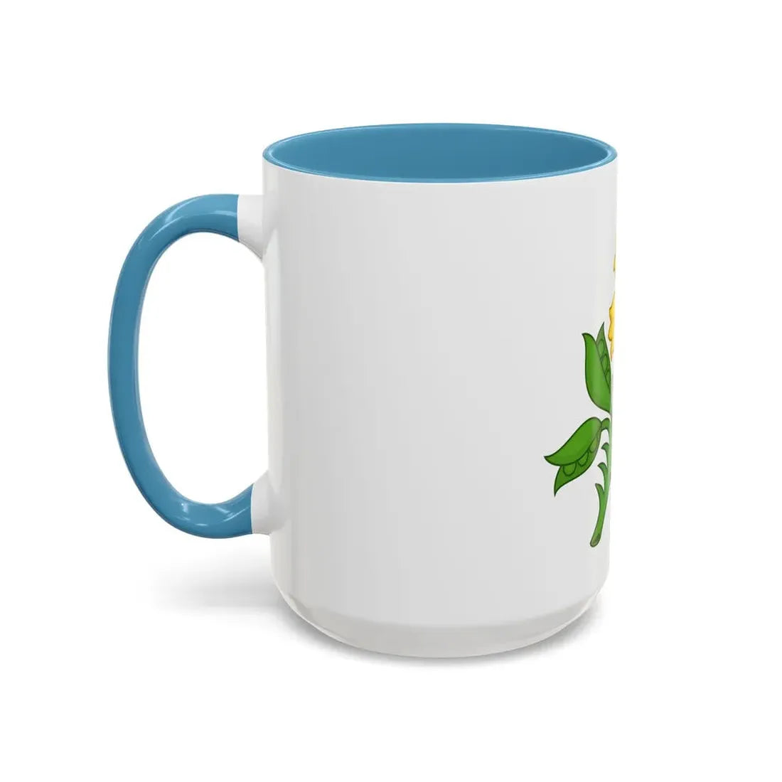 Planta genista Badge of the Plantagenets - Accent Coffee Mug - Go Mug Yourself