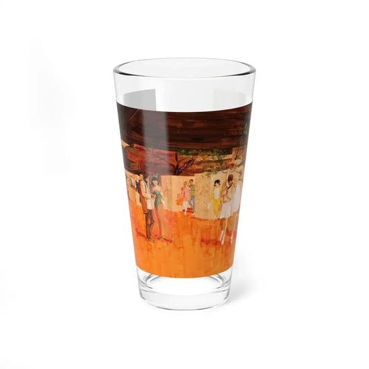 Playboy Club illustration (Magazine Illustration) Pint Glass 16oz 16oz - Go Mug Yourself