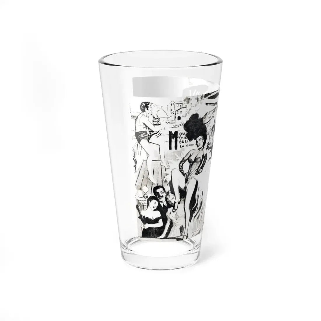 Playboys of Paris (2), Jem magazine, May 1957 (Magazine Illustration) Pint Glass 16oz - Go Mug Yourself