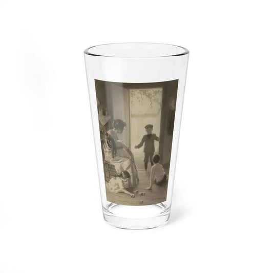 Playtime, story illustration (Magazine Illustration) Pint Glass 16oz 16oz - Go Mug Yourself