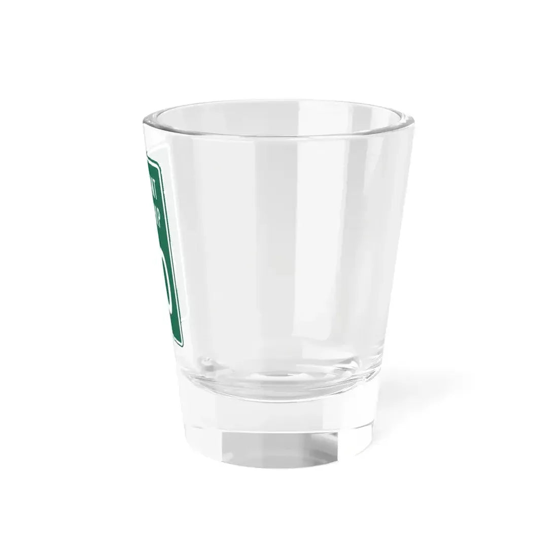 Pleasant Township Logan County Ohio route shield template (Ohio) (Road Sign) Shot Glass 1.5oz - Go Mug Yourself