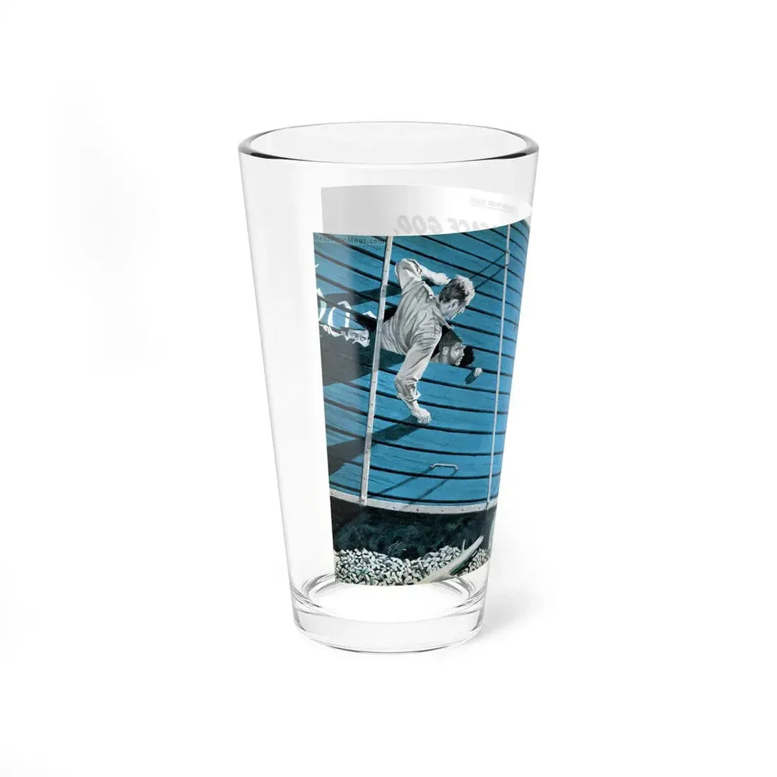 Please God Help Me Break Out, Male magazine, November 1958 (Magazine Illustration) Pint Glass 16oz - Go Mug Yourself
