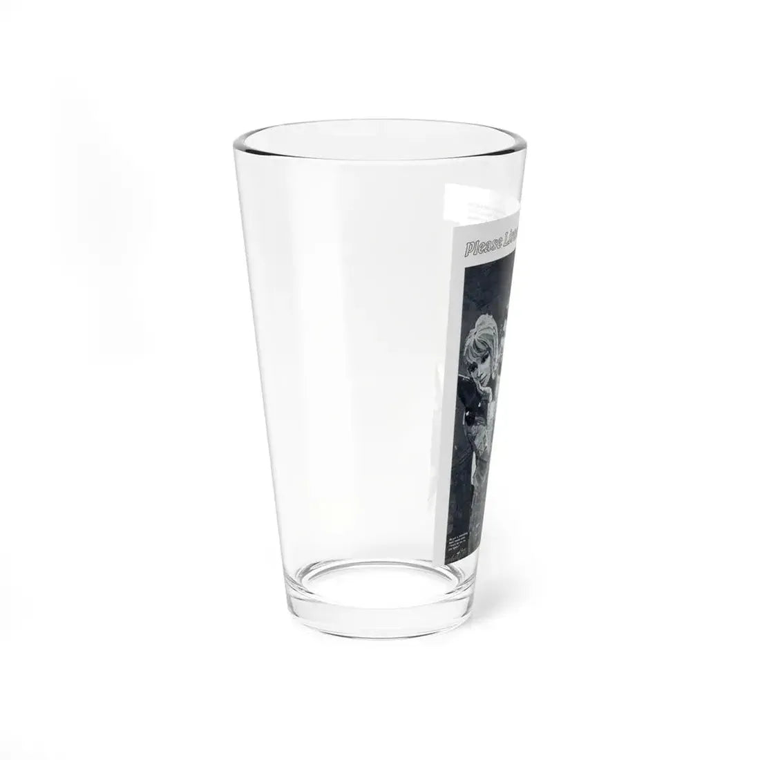 Please Listen to Me by Peggy Ford, 1964 (Magazine Illustration) Pint Glass 16oz - Go Mug Yourself