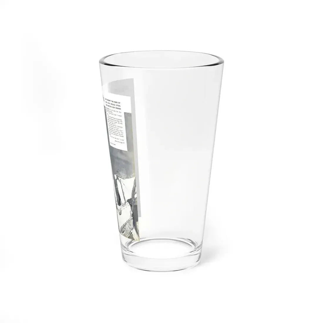 Please Listen to Me by Peggy Ford, 1964 (Magazine Illustration) Pint Glass 16oz - Go Mug Yourself