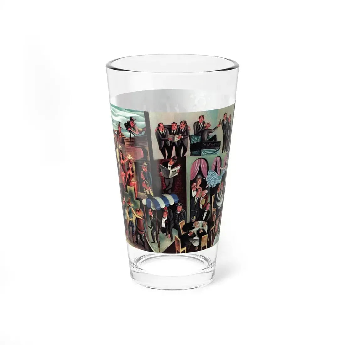 Pleasure Before Business, Collier's, December 20, 1947 (Magazine Illustration) Pint Glass 16oz - Go Mug Yourself