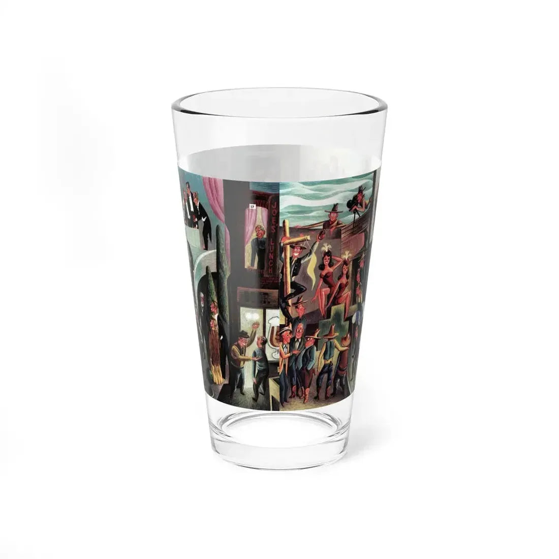 Pleasure Before Business, Collier's, December 20, 1947 (Magazine Illustration) Pint Glass 16oz - Go Mug Yourself