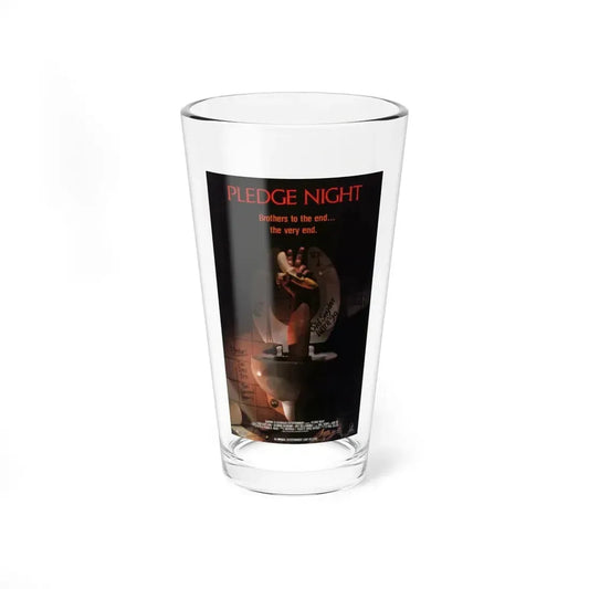 PLEDGE NIGHT 1988 Movie Poster - Pint Glass 16oz 16oz - Go Mug Yourself