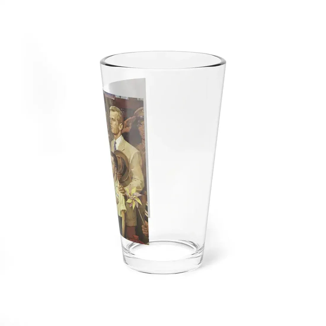 Pledge of Allegiance (Magazine Illustration) Pint Glass 16oz - Go Mug Yourself