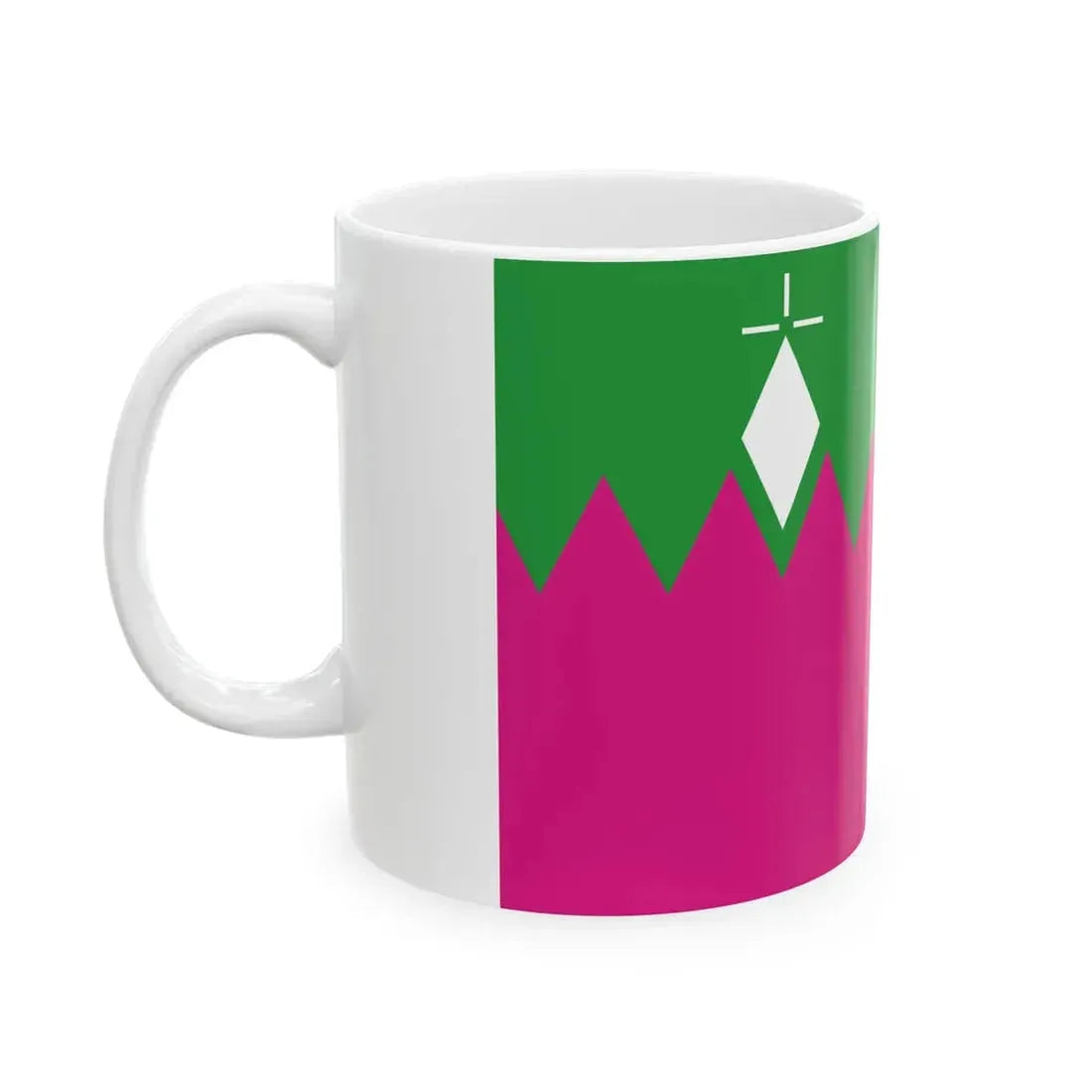 Plougastel District Flag (France) White Coffee Mug - Go Mug Yourself