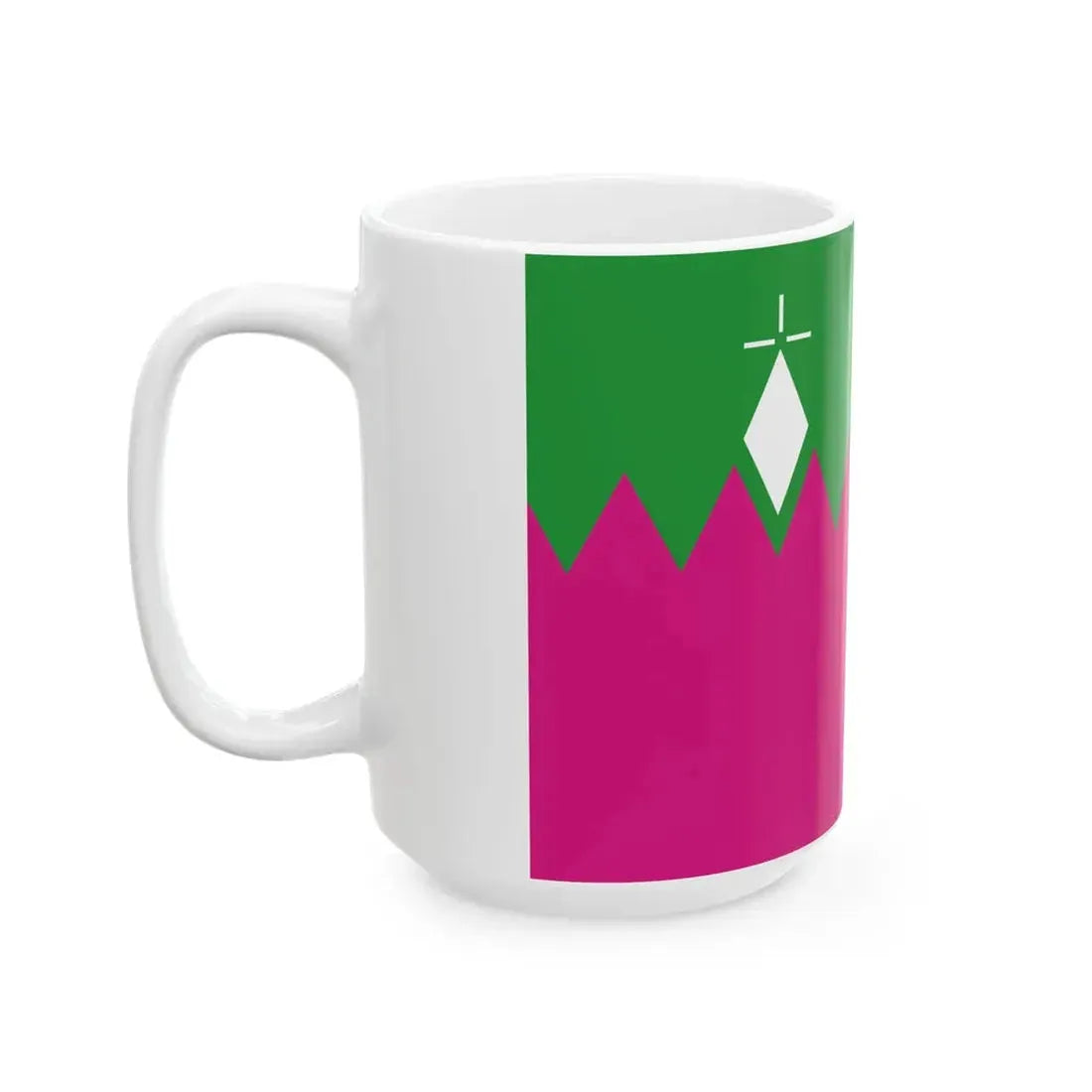 Plougastel District Flag (France) White Coffee Mug - Go Mug Yourself
