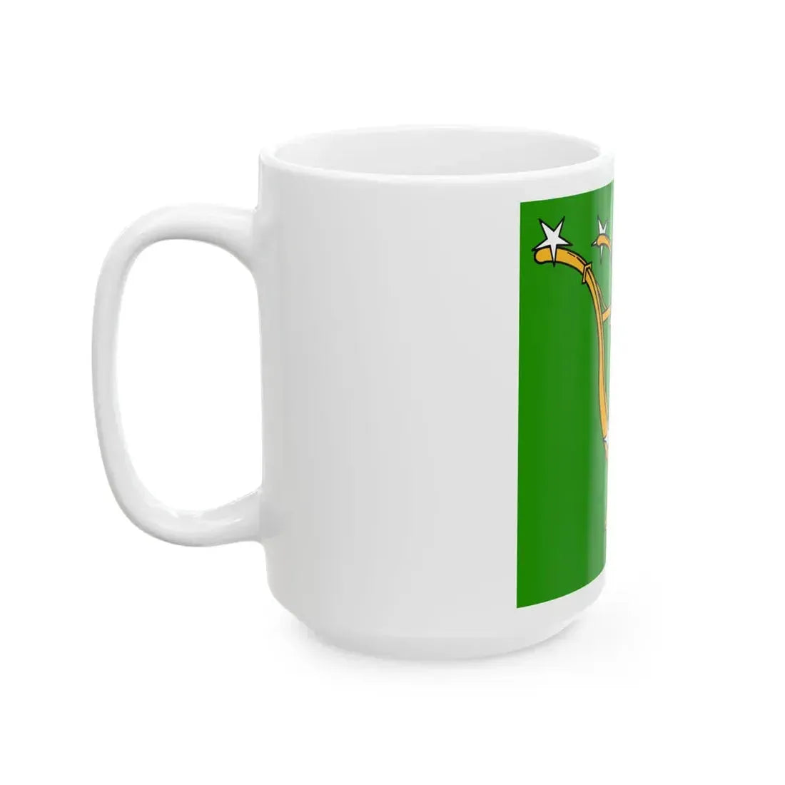 Plough and Stars flag (Ireland) White Coffee Mug - Go Mug Yourself