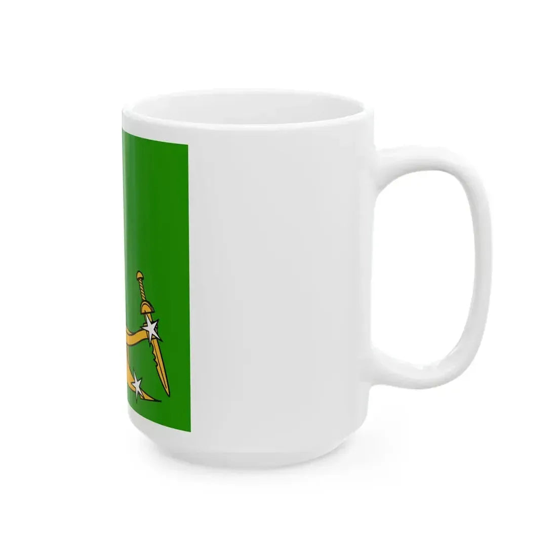 Plough and Stars flag (Ireland) White Coffee Mug - Go Mug Yourself