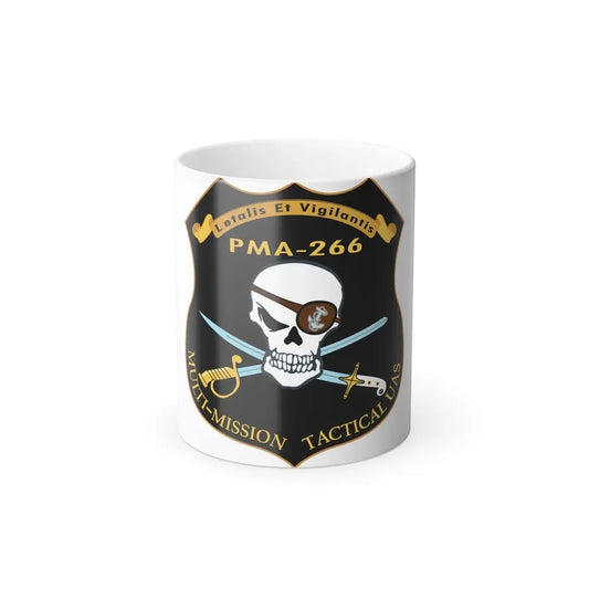 PMA 266 NAVAIR Multi Mission Tactical Unmanned Aerial Systems UAS (U.S. Navy) Color Changing Mug 11oz Default Title 11oz - Go Mug Yourself