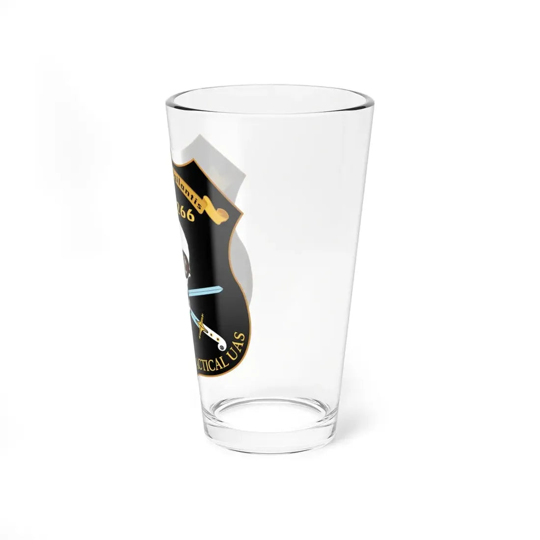 PMA 266 NAVAIR Multi Mission Tactical Unmanned Aerial Systems UAS (U.S. Navy) Pint Glass 16oz - Go Mug Yourself