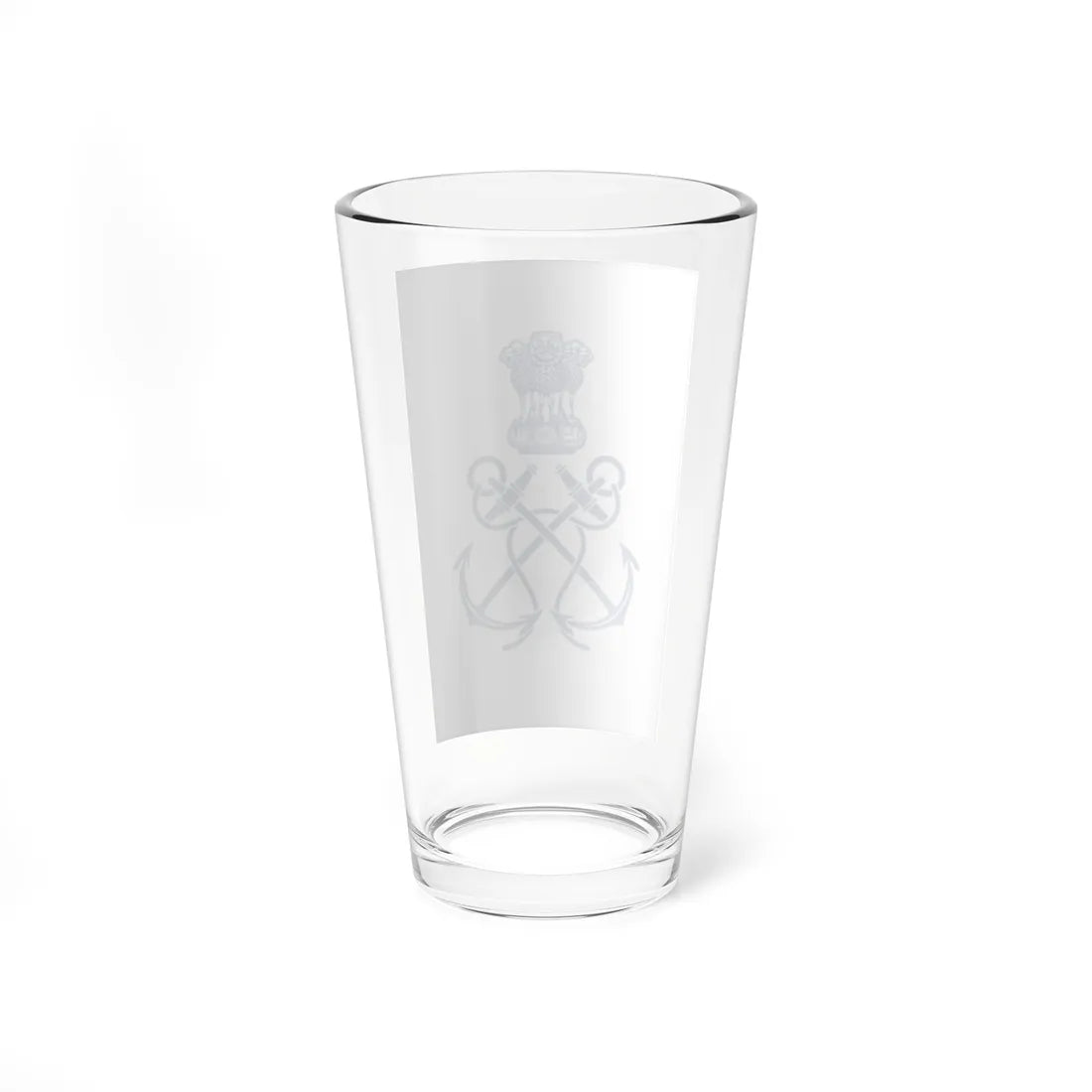 PO Indian Navy (India) (Military Rank) Pint Glass 16oz - Go Mug Yourself