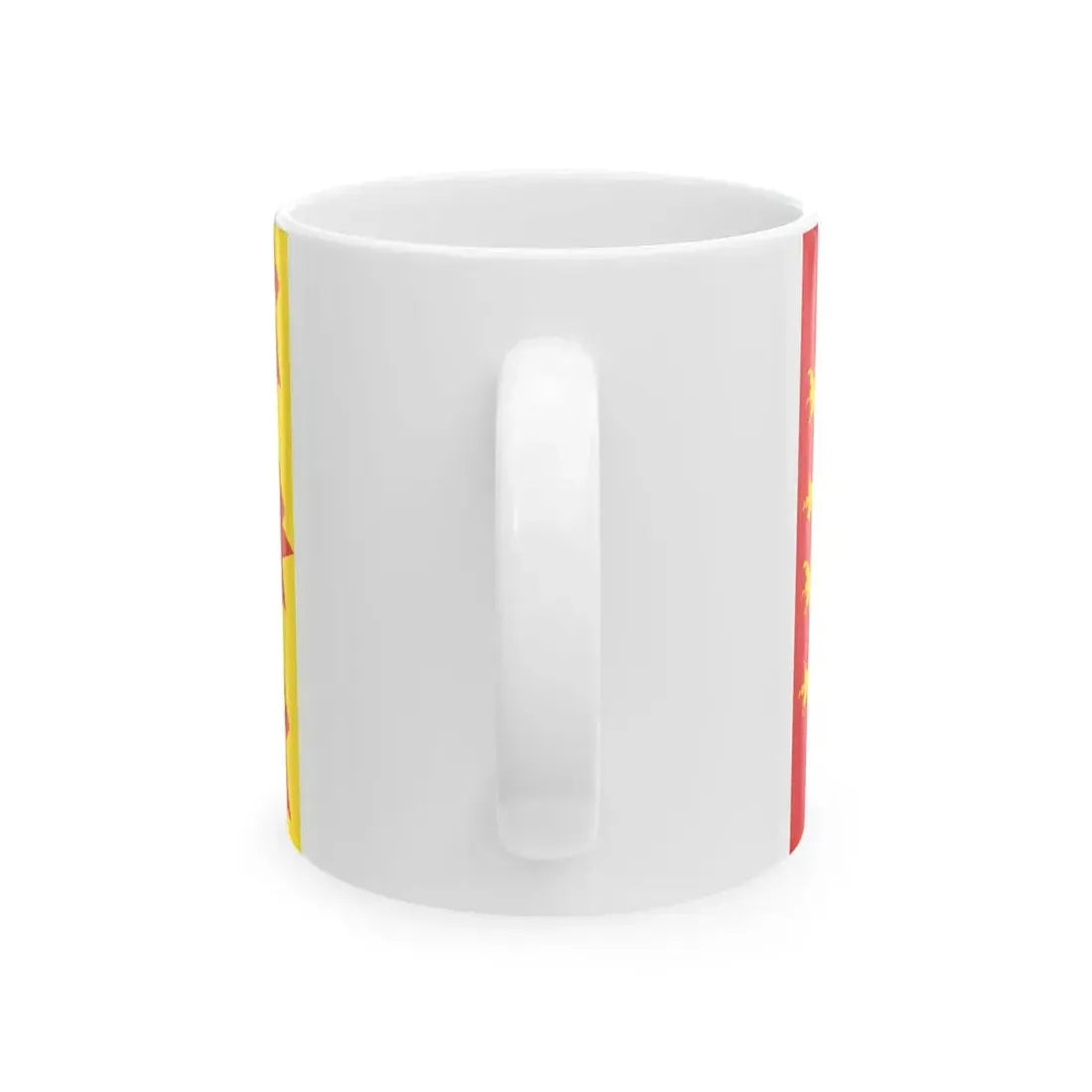 Poher traditional district flag (France) White Coffee Mug - Go Mug Yourself