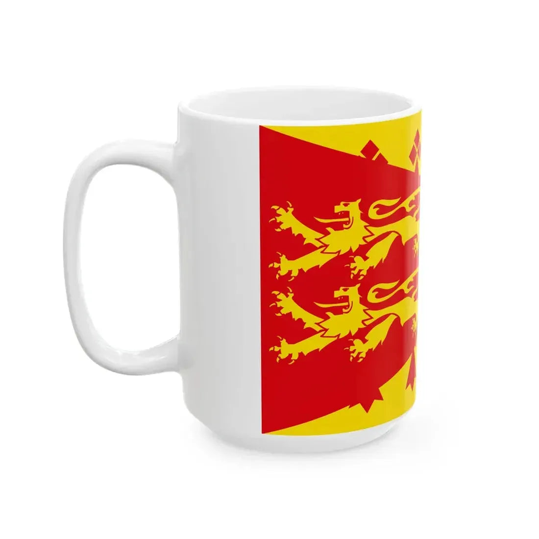 Poher traditional district flag (France) White Coffee Mug - Go Mug Yourself