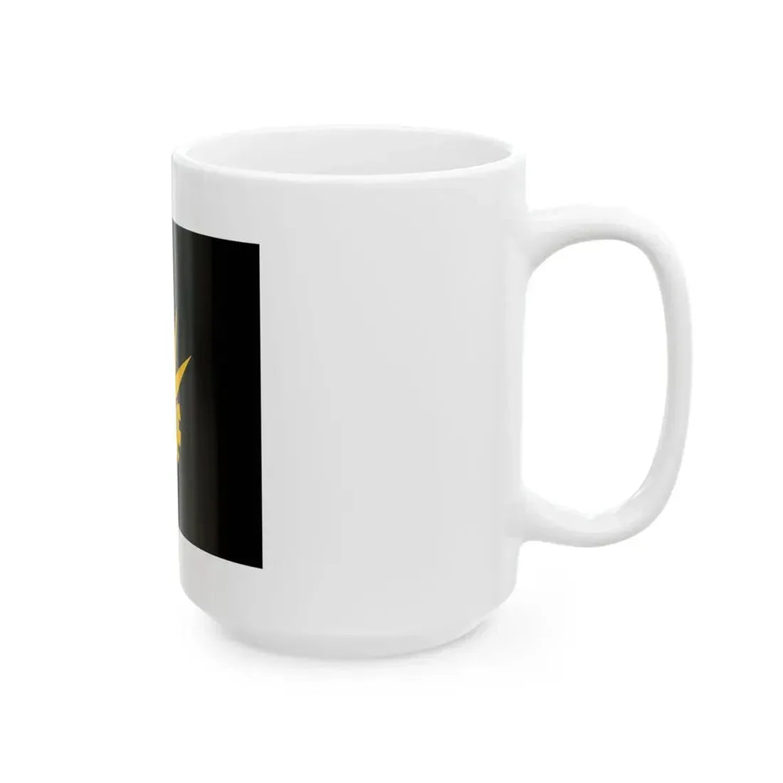 Pohjan pioneeripataljoonan lippu (Finland) White Coffee Mug - Go Mug Yourself