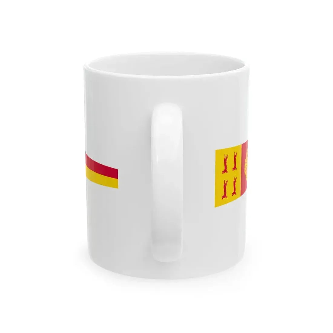 Pohjanmaan maakunnan vaakunaviiri (Finland) White Coffee Mug - Go Mug Yourself