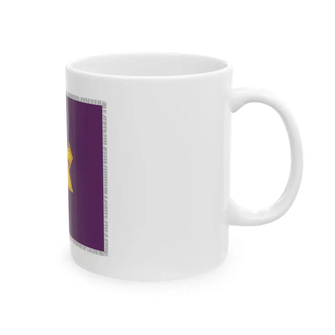 Pohjois-Suomen viestipataljoonan lippu (Finland) White Coffee Mug - Go Mug Yourself