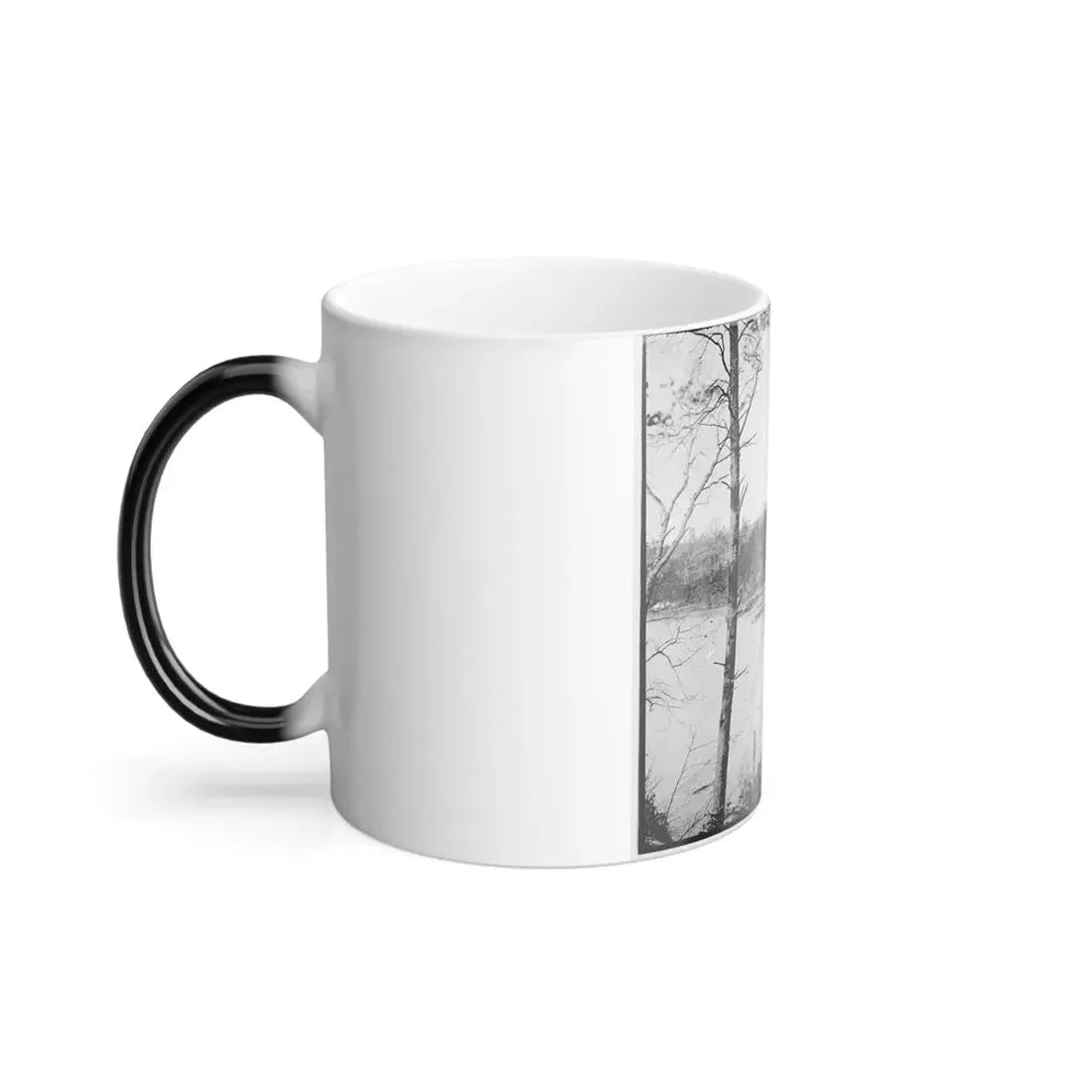 Point of Rocks, Virginia (Vicinity). View Along River (U.S. Civil War) Color Changing Coffee Mug 11oz - Go Mug Yourself
