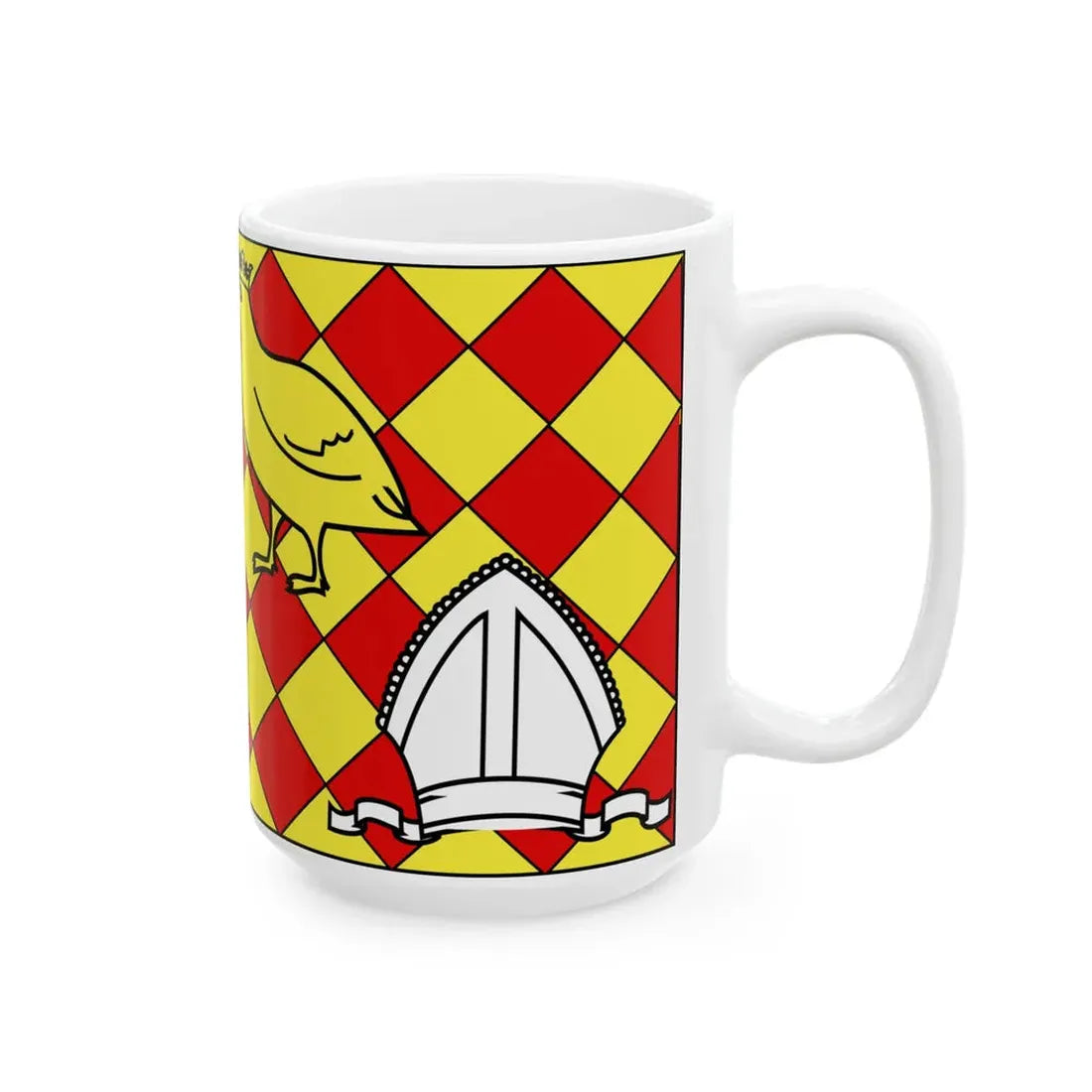 Poitou-Charente-flag2 (Belgium) White Coffee Mug - Go Mug Yourself