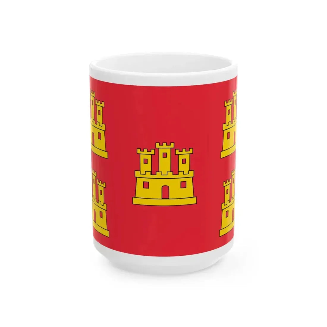 Poitou-Charentes flag (Belgium) White Coffee Mug 15oz - Go Mug Yourself