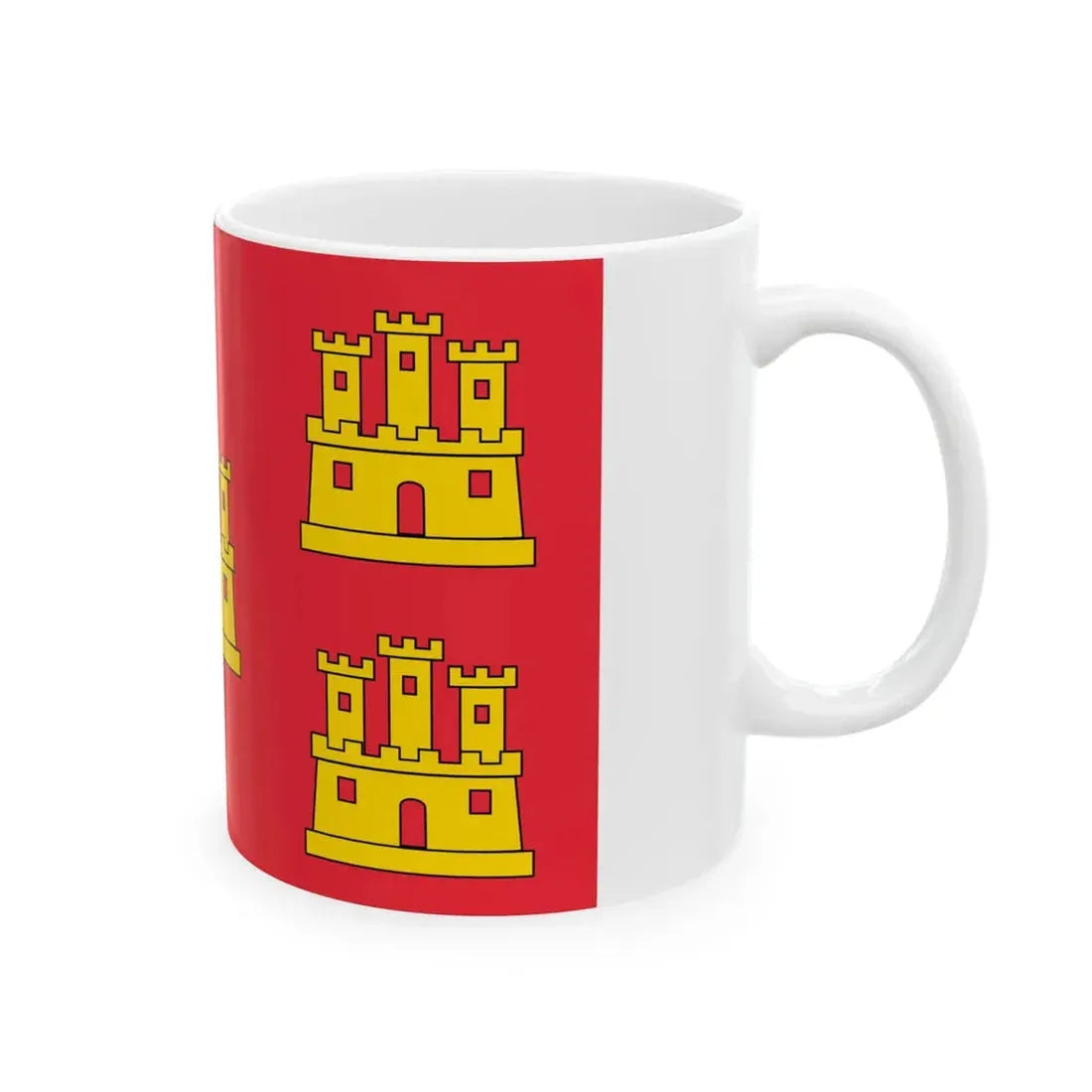 Poitou-Charentes flag (Belgium) White Coffee Mug - Go Mug Yourself