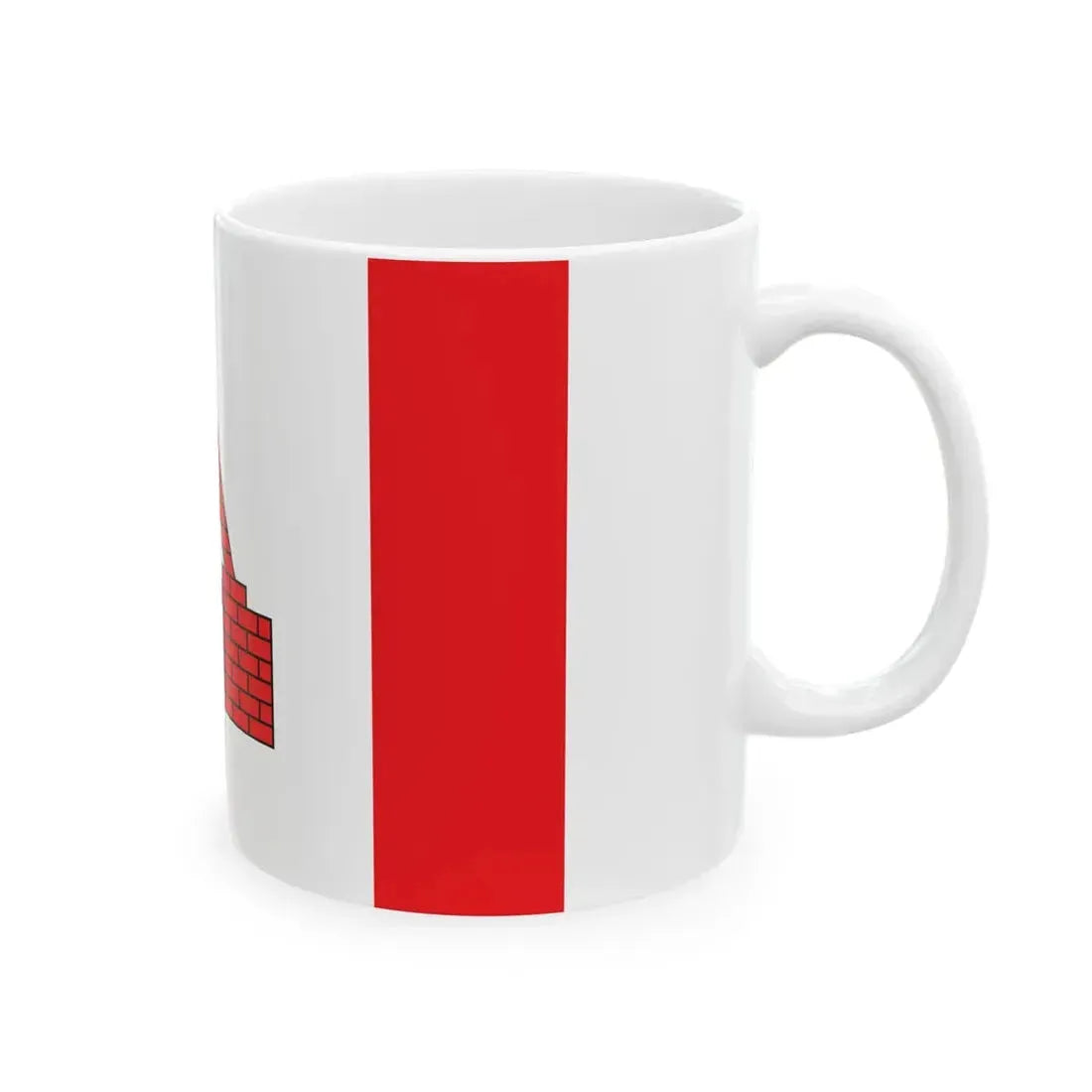 POL Aleksandrow Kujawski flag (Poland) White Coffee Mug - Go Mug Yourself