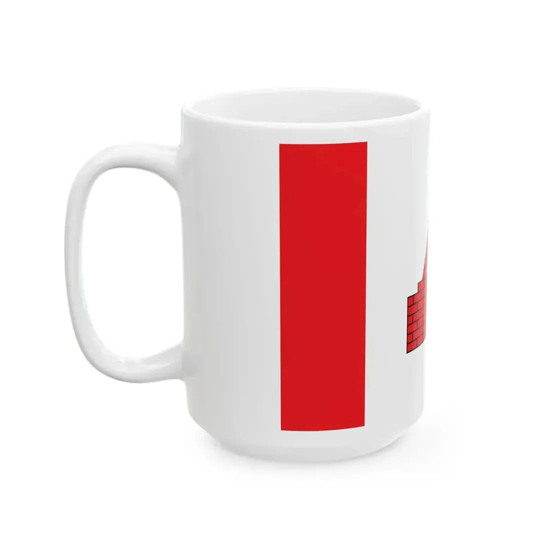 POL Aleksandrow Kujawski flag (Poland) White Coffee Mug - Go Mug Yourself