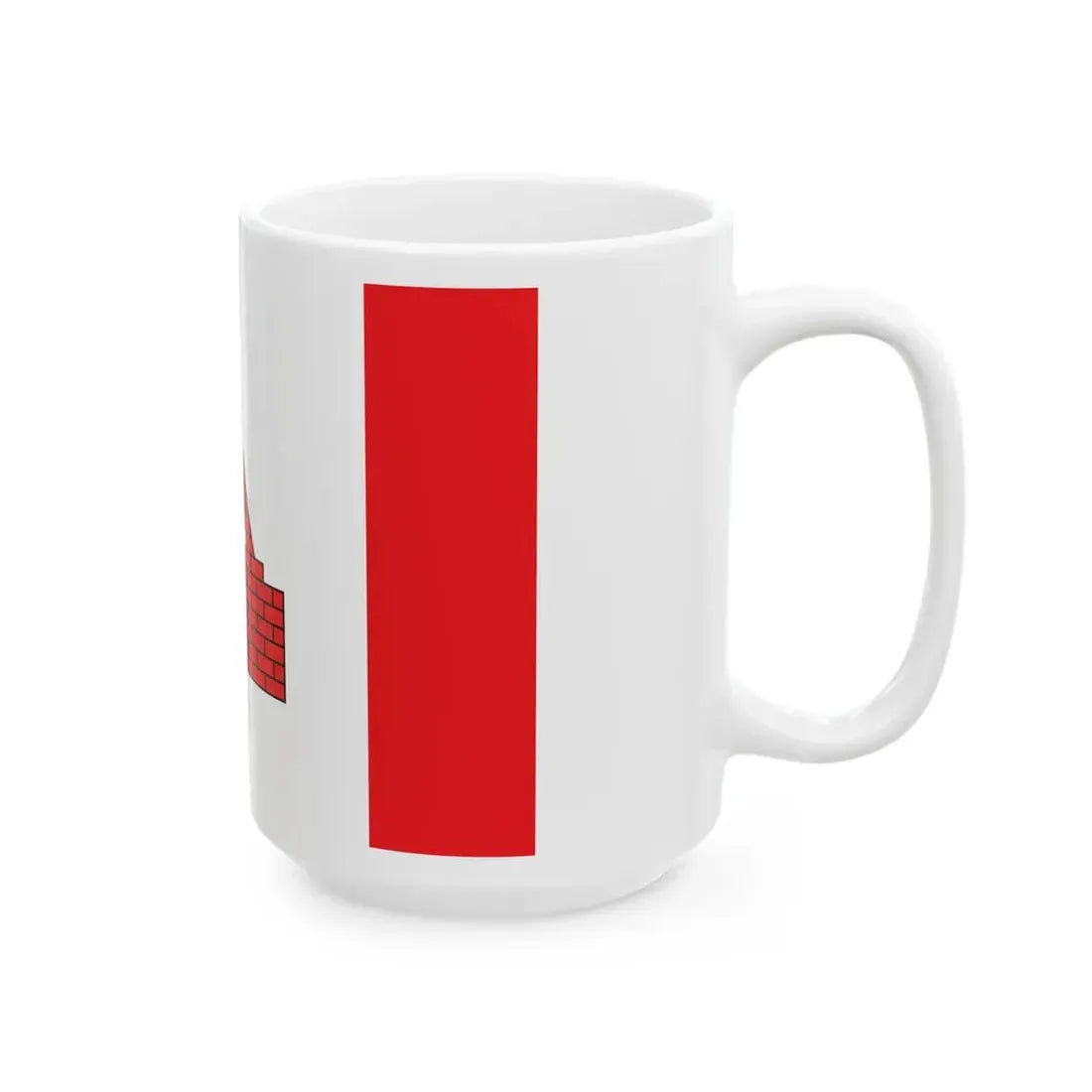 POL Aleksandrow Kujawski flag (Poland) White Coffee Mug - Go Mug Yourself