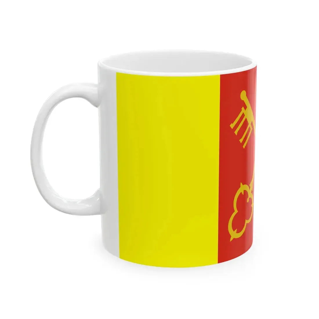 POL Babimost flag (Poland) White Coffee Mug - Go Mug Yourself