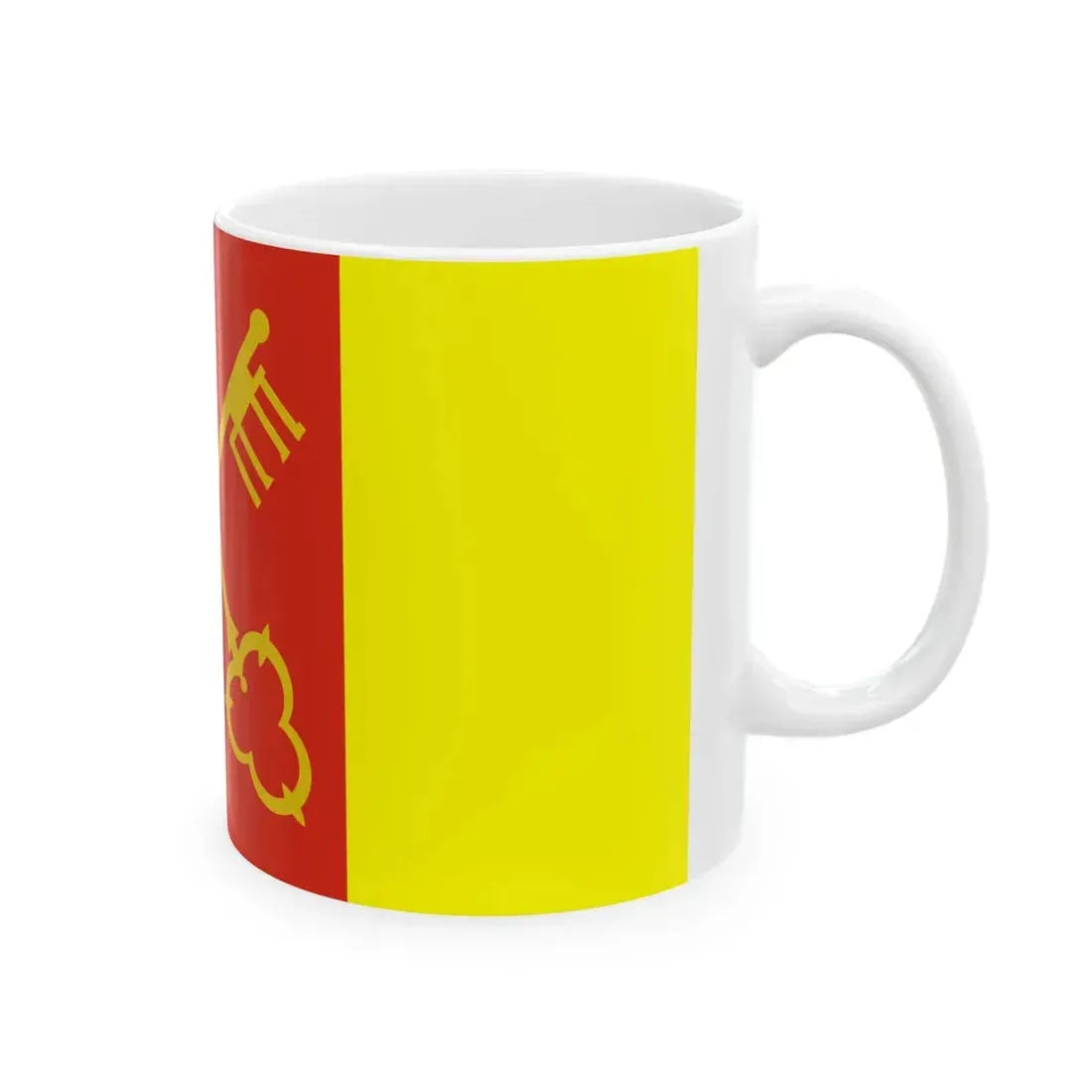 POL Babimost flag (Poland) White Coffee Mug - Go Mug Yourself