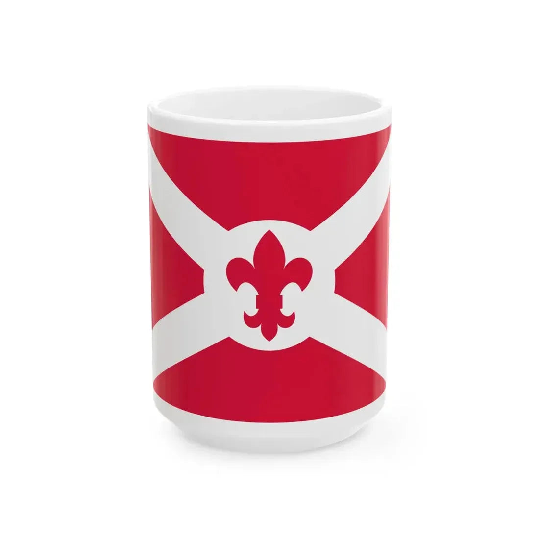 POL Bandera ZHP (Poland) White Coffee Mug 15oz - Go Mug Yourself