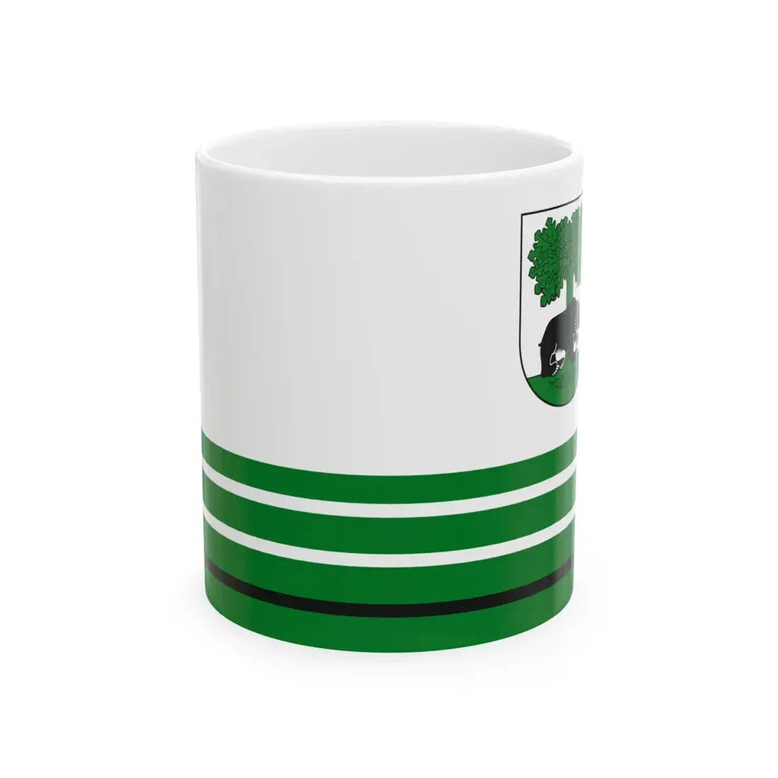 POL Barwice flag (Poland) White Coffee Mug 11oz - Go Mug Yourself