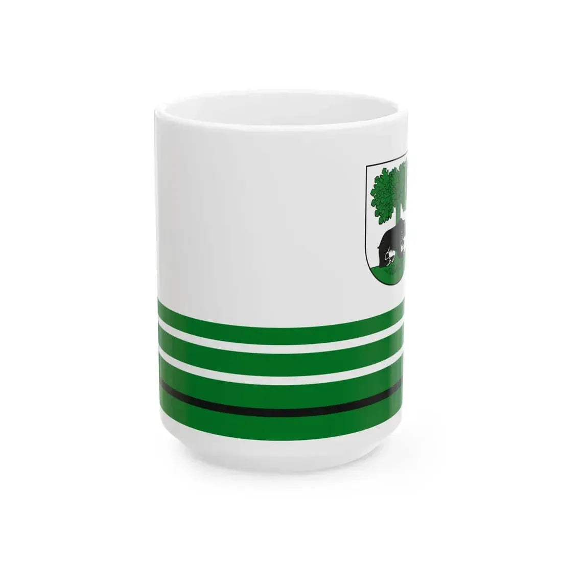 POL Barwice flag (Poland) White Coffee Mug 15oz - Go Mug Yourself