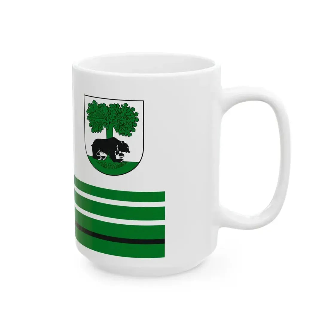 POL Barwice flag (Poland) White Coffee Mug - Go Mug Yourself