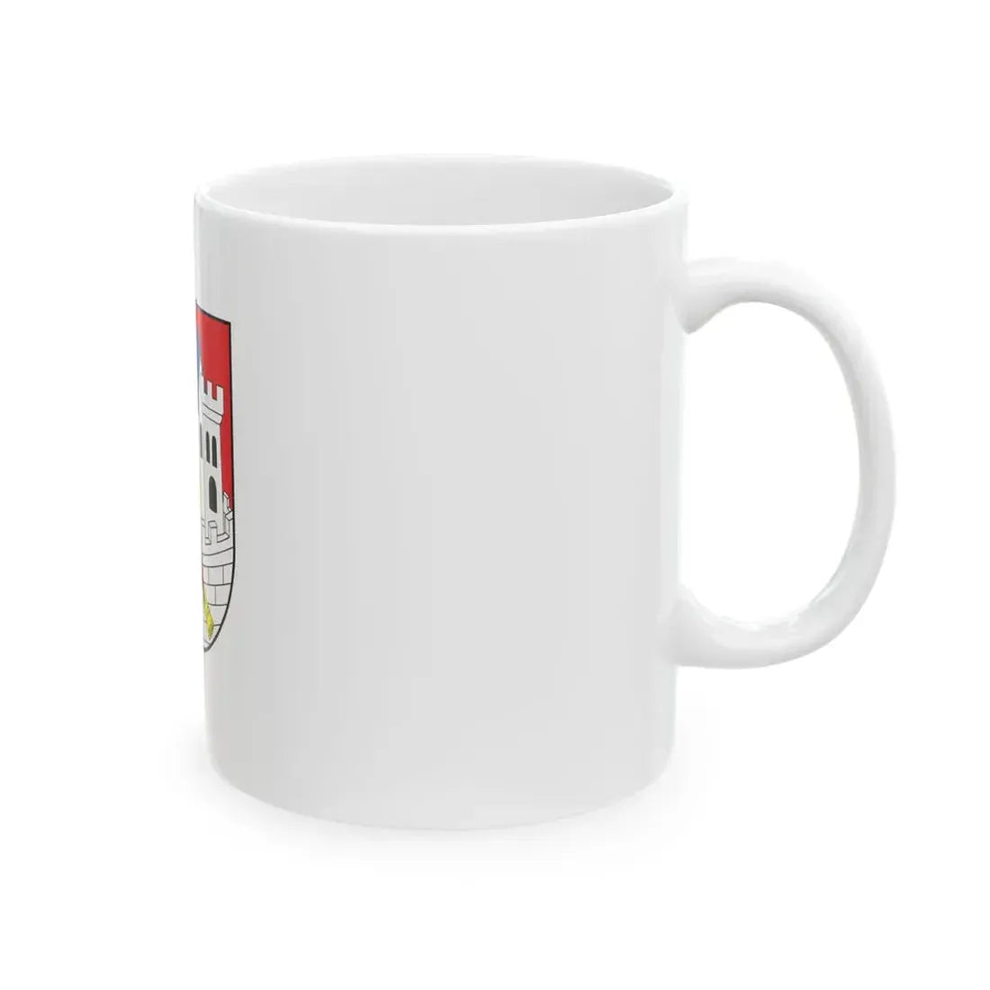 POL Biskupiec flag (Poland) White Coffee Mug - Go Mug Yourself