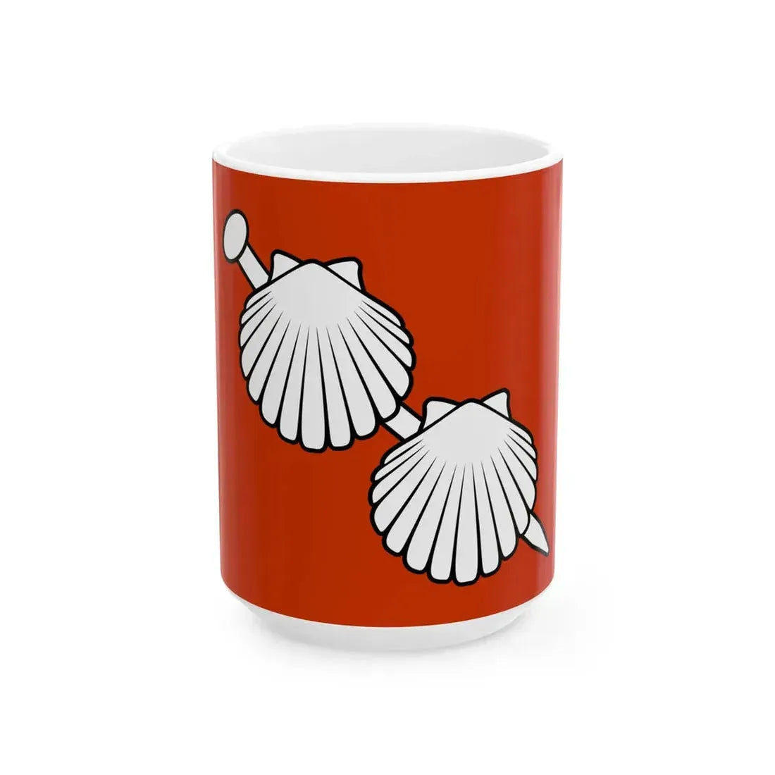 POL Bolimow flag (Poland) White Coffee Mug 15oz - Go Mug Yourself