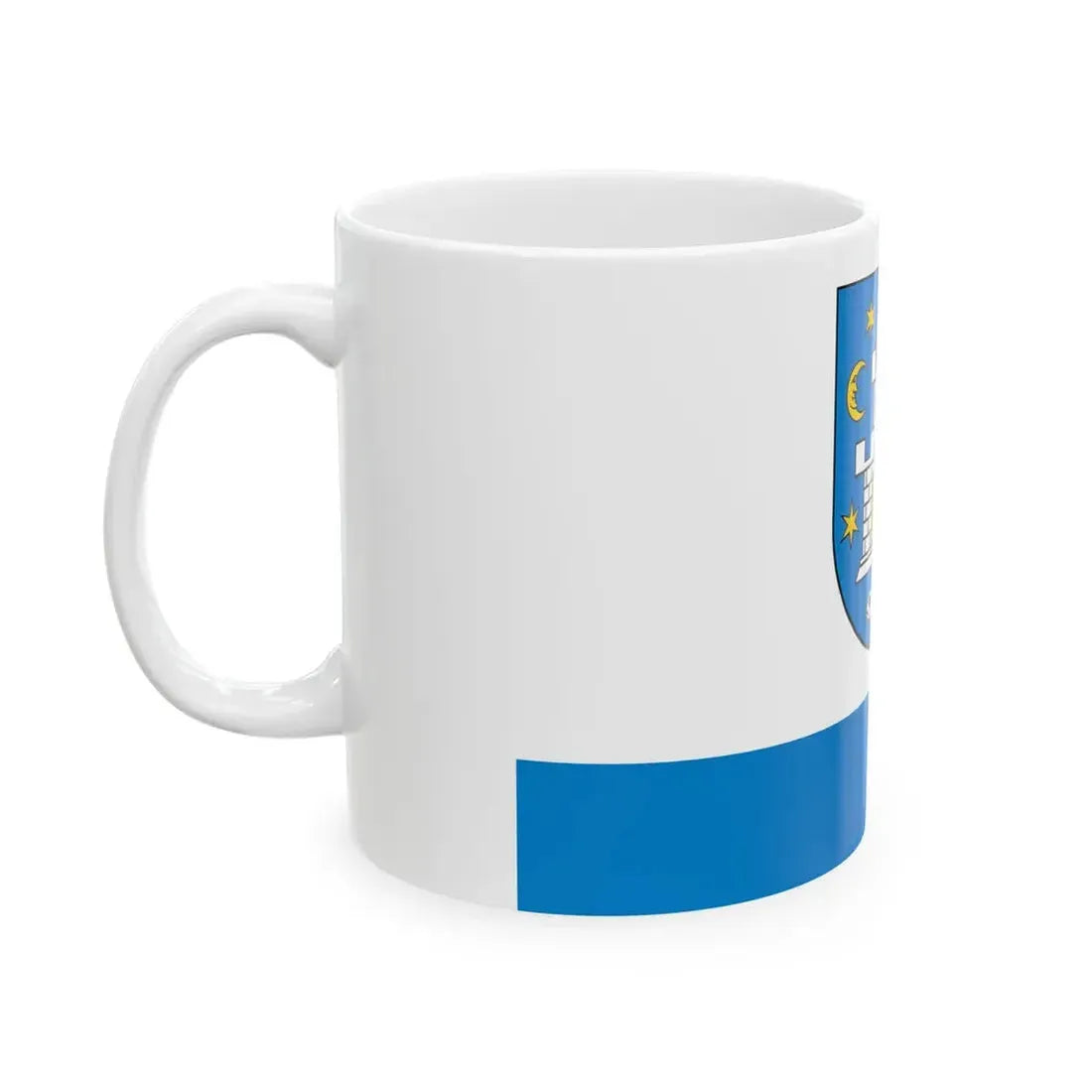 POL Bolkow flag (Poland) White Coffee Mug - Go Mug Yourself