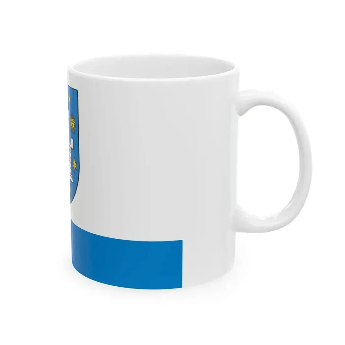 POL Bolkow flag (Poland) White Coffee Mug - Go Mug Yourself