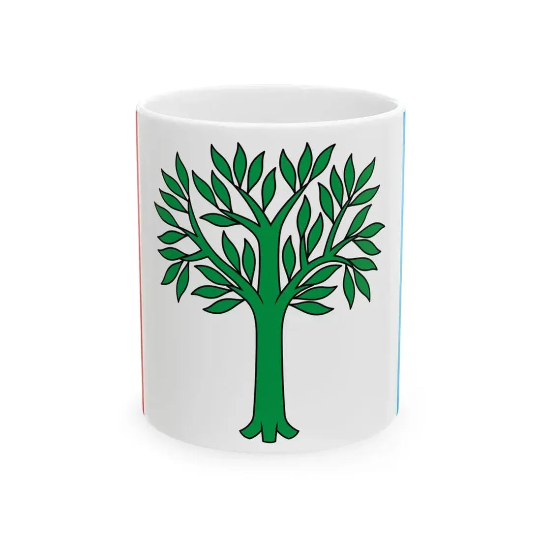 POL Braniewo flag (Poland) White Coffee Mug 11oz - Go Mug Yourself
